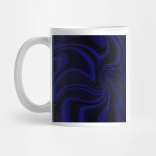 Blue paint drip Mug